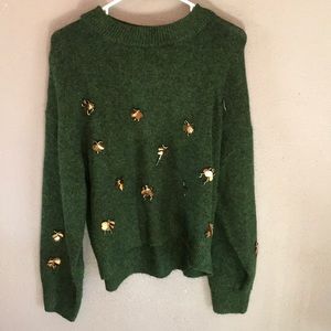 H&M insect sweater